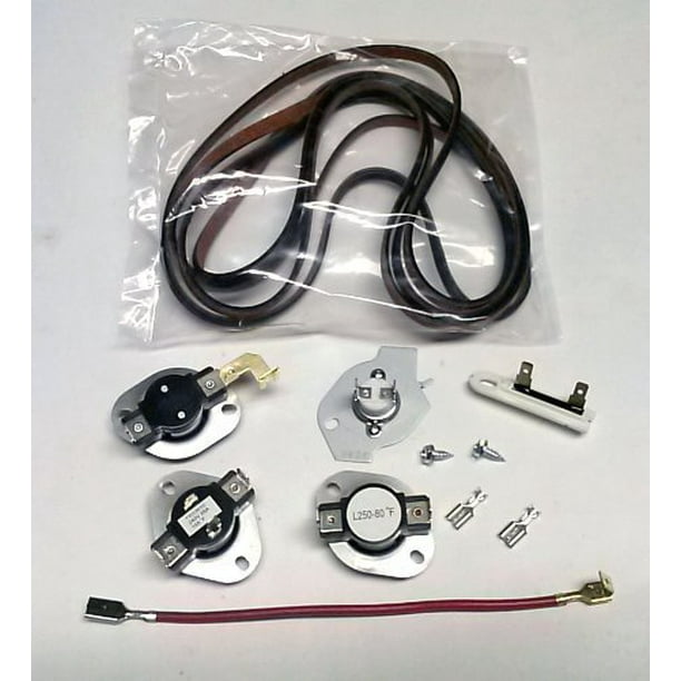 Sears 3 Pk Dryer Thermostat L155 for Whirlpool 3387134 Sears 3 Pk Dryer Thermostat L155 for Whirlpool 3387134